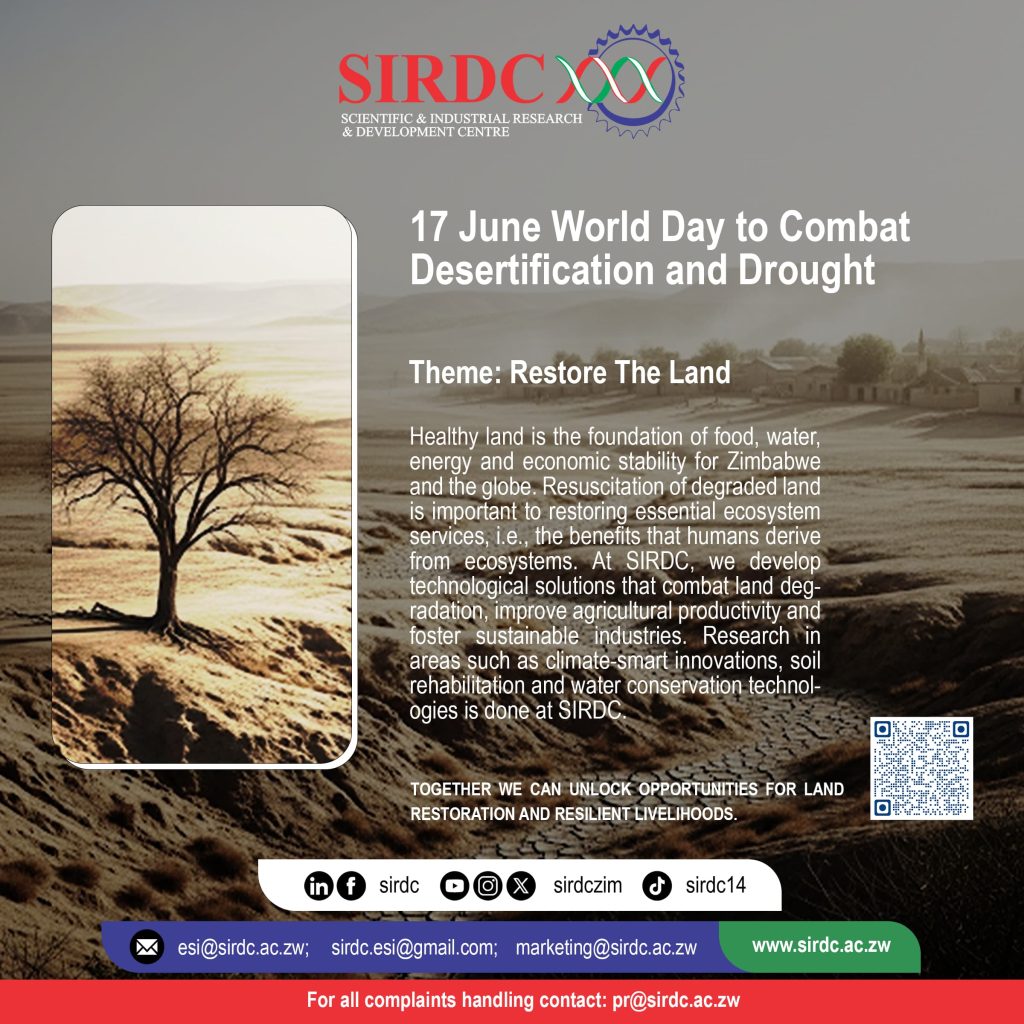 World day to combat desertification and drought.