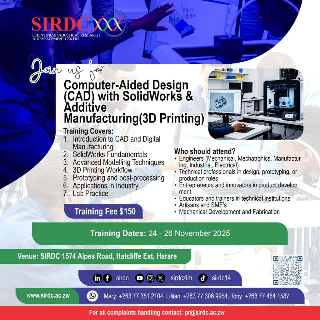 CAD with SolidWorks & Additive Manufacturing training